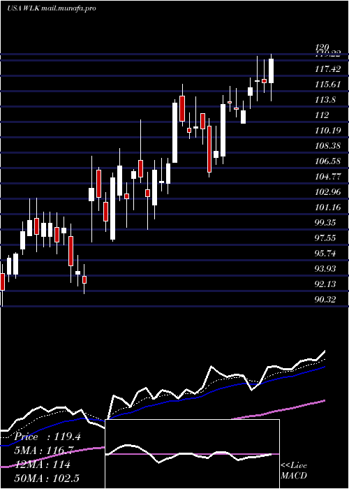  Daily chart WestlakeChemical