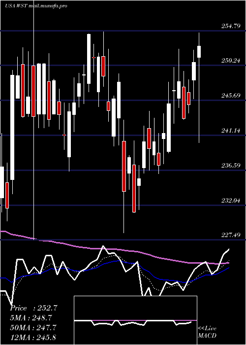  Daily chart WestPharmaceutical
