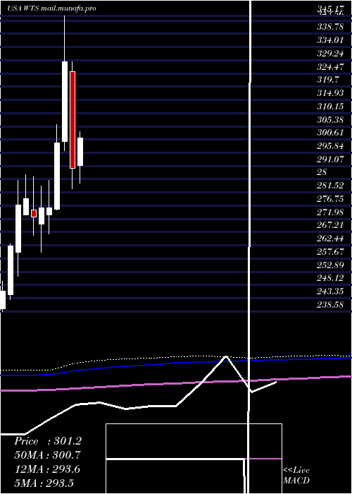  monthly chart WattsWater