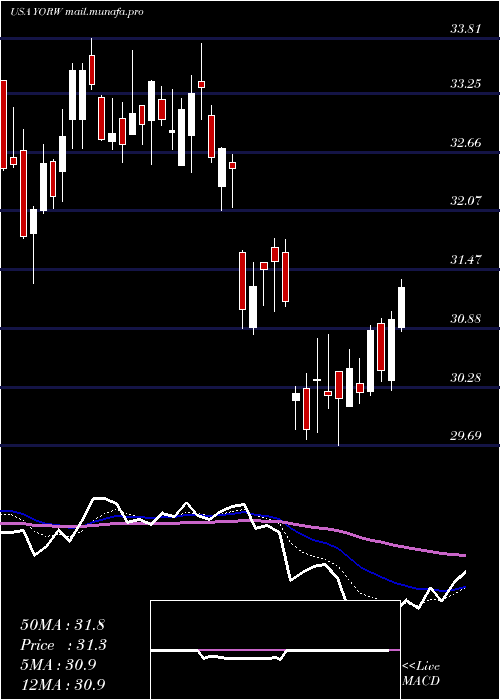  Daily chart YorkWater
