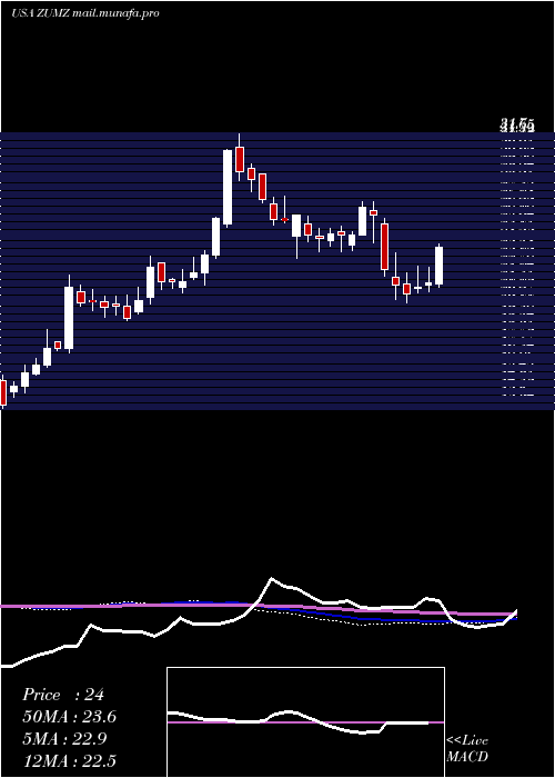  weekly chart ZumiezInc